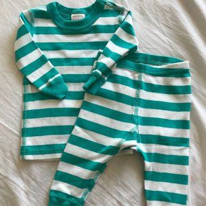 🎉2/$30Hanne Anderson Organic Green Pyjamas - 3-6M